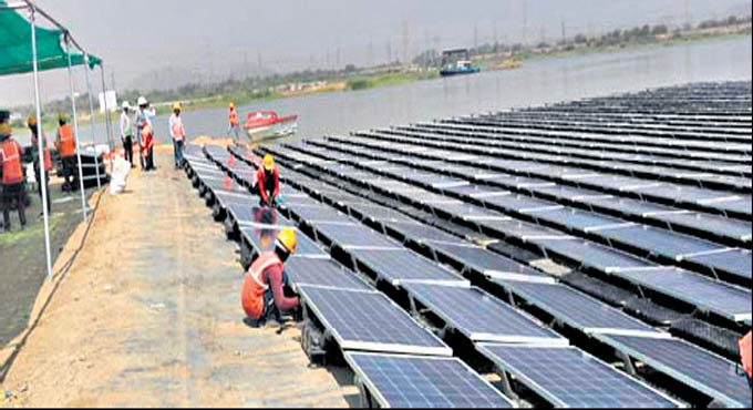 Telangana: Largest solar floating plant at NTPC Ramagundam by May