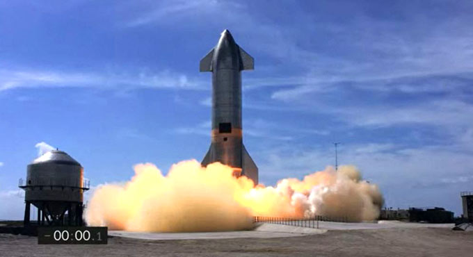 SpaceX lands Starship prototype, and then it explodes