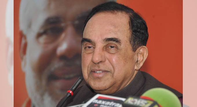Subramanian Swamy files defamation suit against Andhra Jyothi