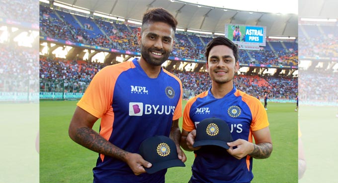 Fans delighted with debuts of Suryakumar Yadav, Ishan Kishan