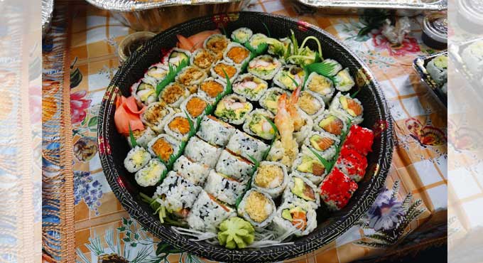 Sushi-platter