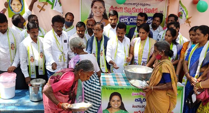Series of events mark MLC Kavitha’s birthday