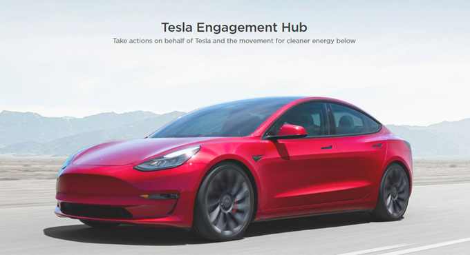Tesla launches new social engagement platform