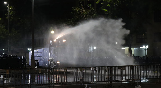 Thailand police use tear gas, rubber bullets to break up protest