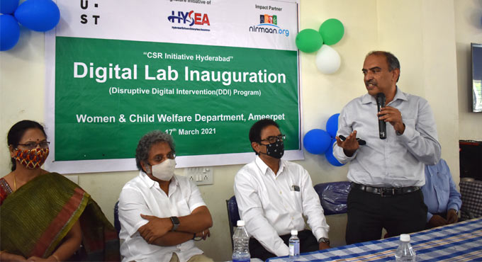 UST, Hysea and Nirmaan set up digital lab in Hyderabad