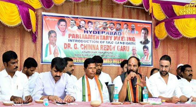 Uttam says KCR neglected Old City