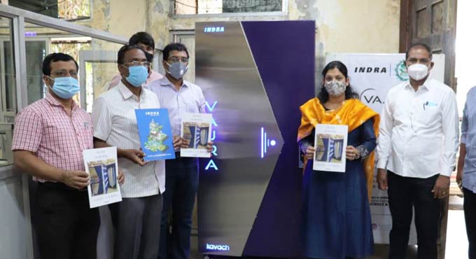 Disinfection machine set up at GWMC office