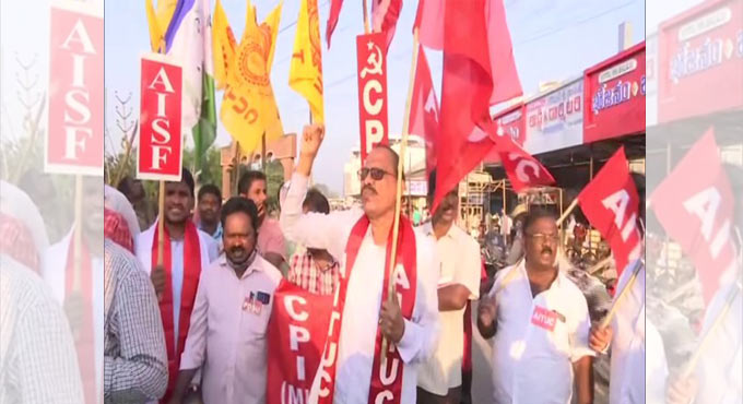 Bandh observed in Andhra against privatisation of Vizag Steel Plant
