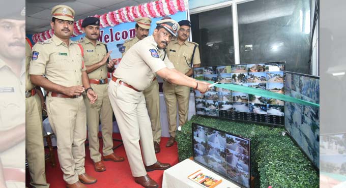 Newly installed CCTV cameras