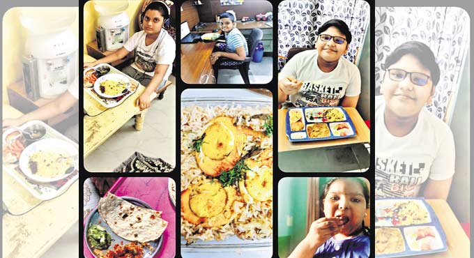 Virtual luncheon at Nacharam DPS brings together kids