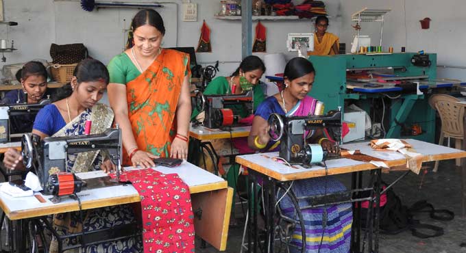 Mancherial women weave magic