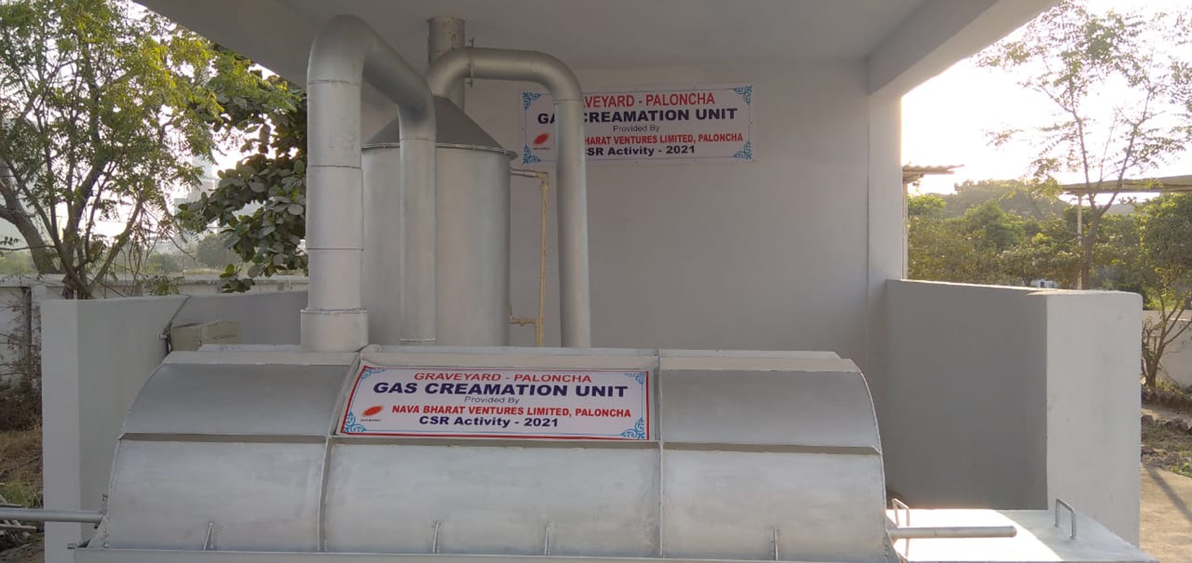 Paloncha Vaikunta Dhamam gets gas cremation unit