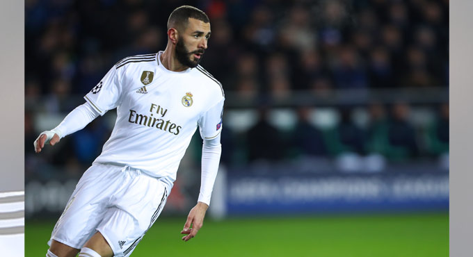 Benzema scores a brace for Real