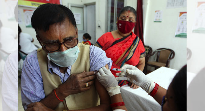 COVID-19: India leads globally with average of more than 34 lakh doses given per day