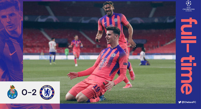 Champions League: Mount, Chilwell help Chelsea defeat Porto