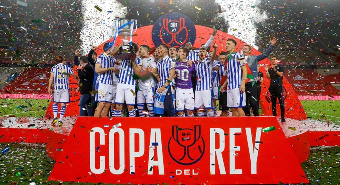Real Sociedad win Copa del Rey title