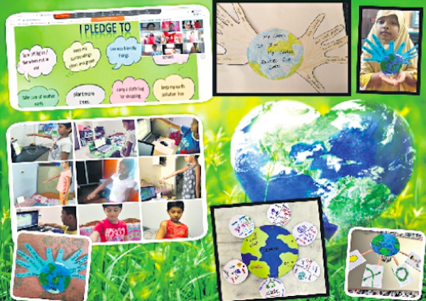 Earth Day: Students of Delhi Public School pledge to protect nature