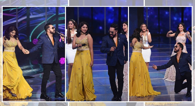 Did Mika Singh propose to singer Bhoomi Trivedi on TV?