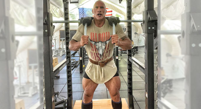 Dwayne Johnson never over-stresses body for a certain look on screen