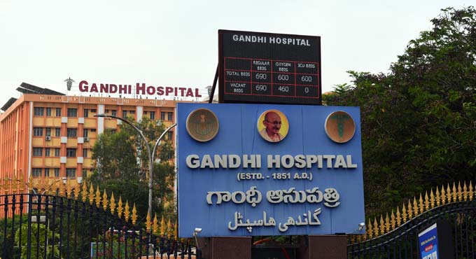 Gandhi Hospital runs out of ICU beds