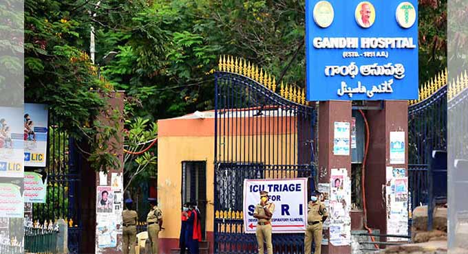 Gandhi Hospital converted into Covid only hospital