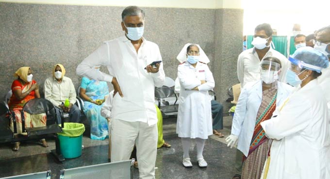 Siddipet tops in vaccine jabs: Harish