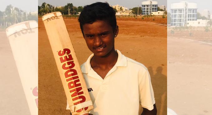 Hishanth’s ton guides Gajwel into semis of TCA u-16 tournament