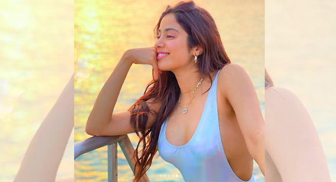 Janhvi Kapoor stuns in monokini, shares glimpses of Maldives’ sunset