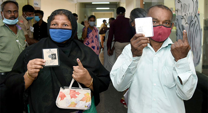 Kerala records over 73 per cent polling by 7 pm