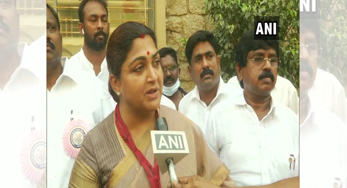 TN polls: BJP’s Khushbu Sundar alleges cash distribution to voters by DMK