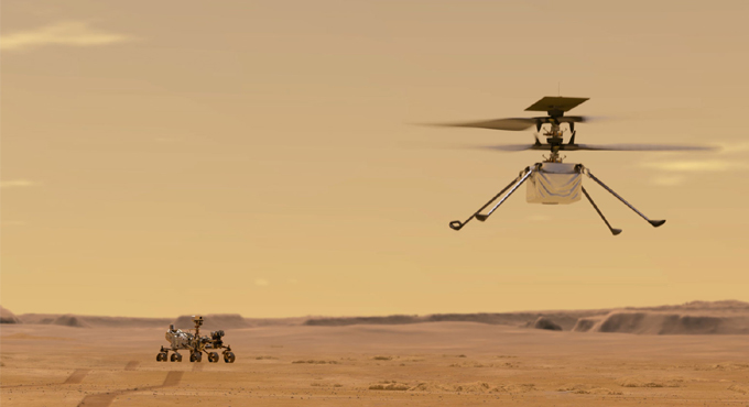 NASA’s Mars helicopter to take first flight on Monday