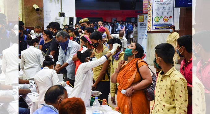 New Covid-19 cases in Telangana cross 10000 mark on Monday