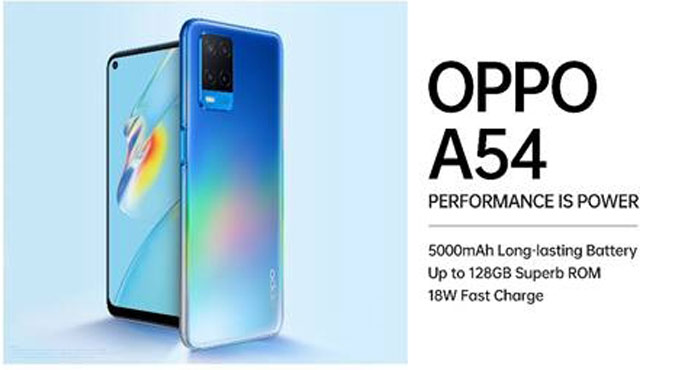 OPPO brings A54 smartphone in 3 variants to India