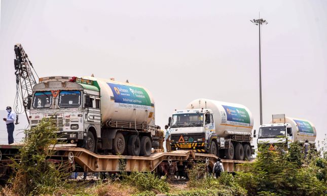 Indian Railways delivers nearly 450 tons of oxygen to states