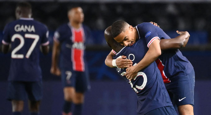 PSG lose in 2nd leg but make it to Champions League semis