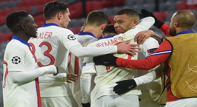 Champions League: Mbappe strikes, PSG win 3-2