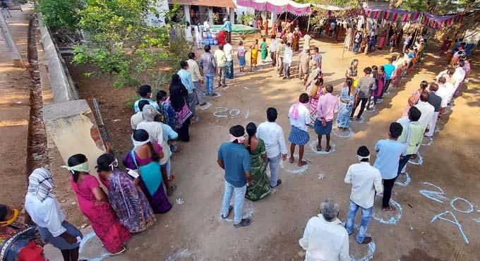Polling for Nagarjuna Sagar by-election being held peacefully