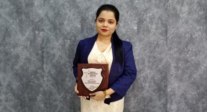 Hyderabadi entrepreneur bags Indian Achievers Award