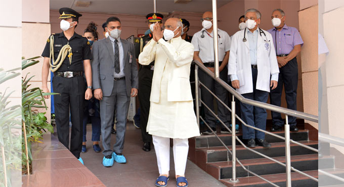 President Kovind discharged after bypass surgery at AIIMS