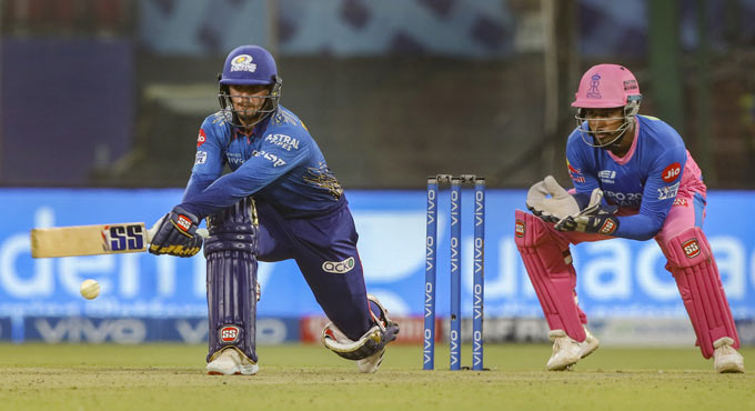 RR vs MI: Quinton roars back to form