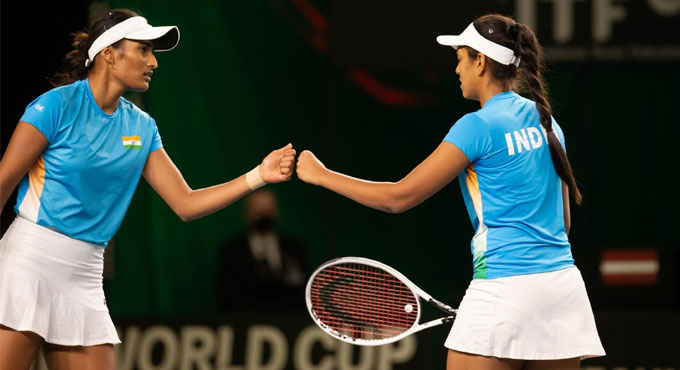 Rutuja-Zeel win doubles, India pull off consolation win against Latvia