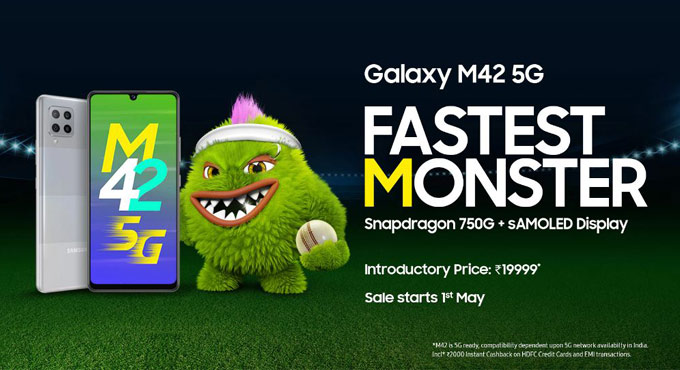 Samsung unveils 5G ready Galaxy M42 smartphone in India