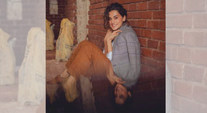 Taapsee Pannu’s mantra: Suit up, smile up, show up