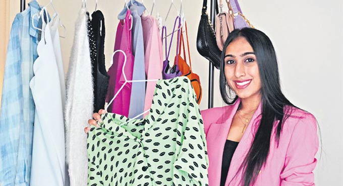 Hyderabadi teen makes money out of unused clothes