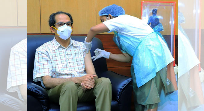 Maharashtra CM Thackeray takes second dose of COVID-19 vaccine