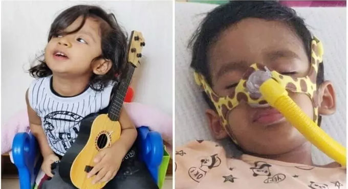 Hyderabad: Parents urge for help to save their kid from rare disease