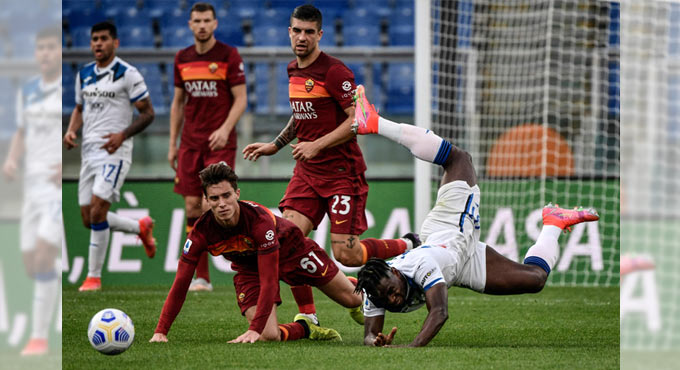 Wasteful Atalanta settle for 1-1 draw against Roma