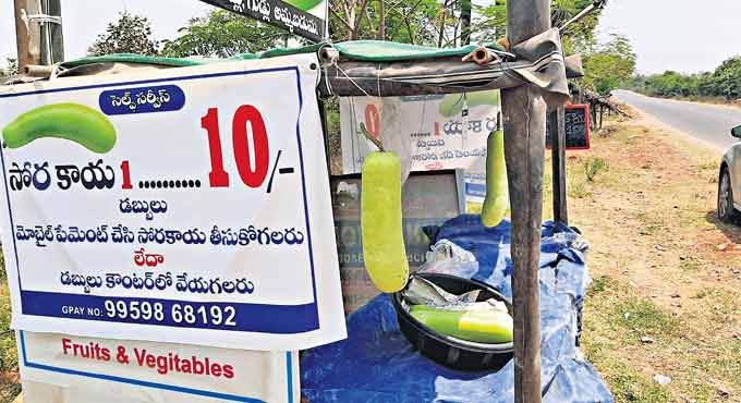 Honesty is bestseller at this unmanned vegetable stall in Jagtial