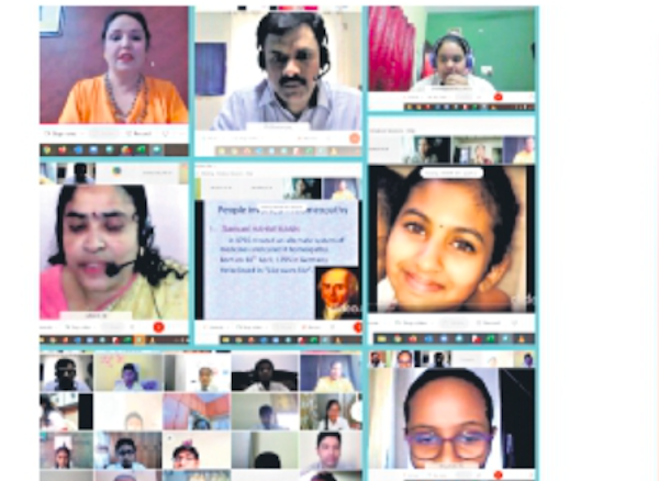 Pallavi Model School: Homoeopathy benefits discussed