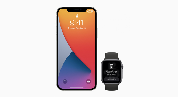 iOS 14.5: Unlock iPhone with Apple Watch with face mask on